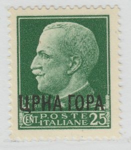 Italy Colony Montenegro Overprinted 1941 25c MNG A18P41F365