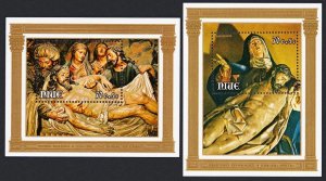 Niue Easter Paintings 2 MSs Charity 1979 MNH SC#B6-B7 SG#MS277