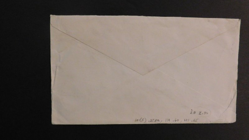 1962 Tonga Cover Nukualofa to Minneapolis MN USA Royal Palace Shore Fish Stamps