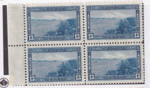 CANADA # 242 VF-MNH BLOCK OF 4 HALIFAX HARBOUR CAT VALUE $120 ITS CHEAP