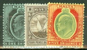 IC: Malta 28-45 most mint (39 used) CV $332; scan shows only a few