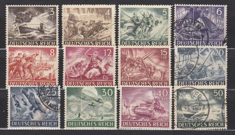 Germany - 1943 Army Day Sc# B218/B229 (870N)