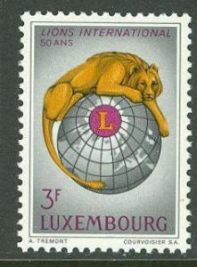 Luxembourg # 451 Lions Clubs (1)  Mint NH