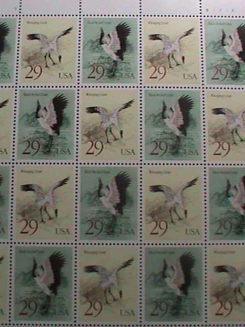 ​UNITED STATES-1994-SC# 2867-8 BLACK NECK & WHOOPING CRANES-MNH SHEET VF