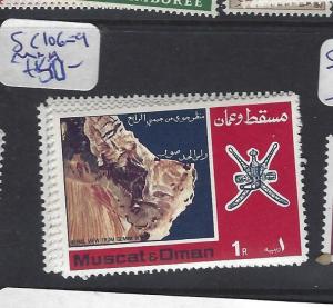 MUSCAT (P2402B)  SG 106-9  MNH