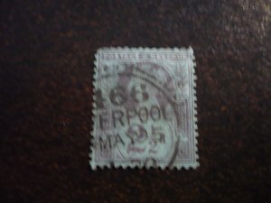 Stamps - Great Britain - Scott# 114 - Used Part Set of 1 Stamp