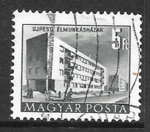 Hungary 1011a: 5fo Workers' flats, Ujpest, used, VF