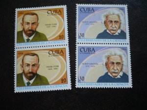 Stamps - Cuba - Scott# 3580-3585 - MNH Set of 6 stamps in Pairs