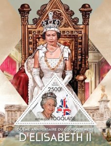 TOGO - 2013 - Coronation of Queen Elizabeth II-Perf Souv Sheet-Mint Never Hinged