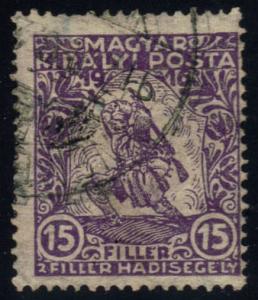Hungary #B54 Soldiers Fighting, used (0.20)