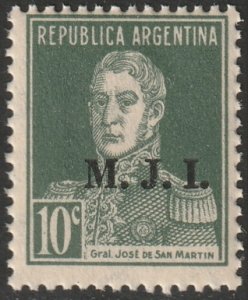 Argentina 1931 Sc OD222B official MNH**