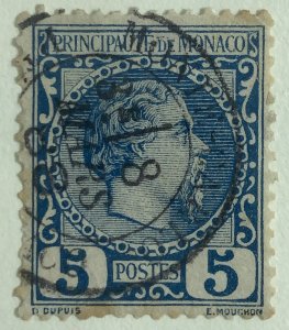 AlexStamps MONACO #3 SUPERB Used 