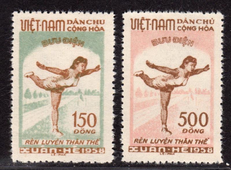 $N. Viet Nam Sc#67-68 M/H, Cv. $30