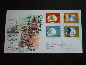 Postal History - Papua New Guinea - Scott# 328-331 - First Day Cover