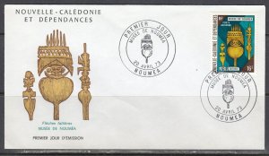 New Caledonia Scott C102 FDC - 1973 Museum Issue