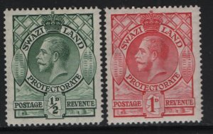 SWAZILAND 10-11  MINT HINGED