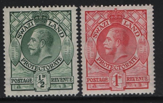 SWAZILAND 10-11  MINT HINGED