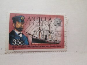 Antigua #252 used  2019 SCV = $0.80