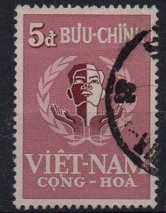 VIETNAM - SOUTH - 1958 - RESPECT OF THE HUMAN BEING - 5d - Used -