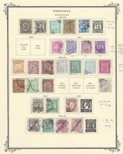 Portugal Collection 1882-1893 on Scott Specialty Page, Early Classics