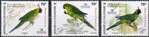 New-Caledonia stamp Parrots set MNH 2005 Mi 1368-1370 WS3635