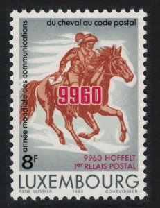 Luxembourg Horse Despatch Rider and Postcode 1983 MNH SG#1112 MI#1078