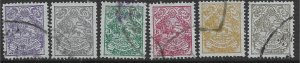 Iran #428-433  Used. Nice.