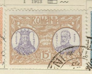 1913 A5P50F374 Romania 15b Used-