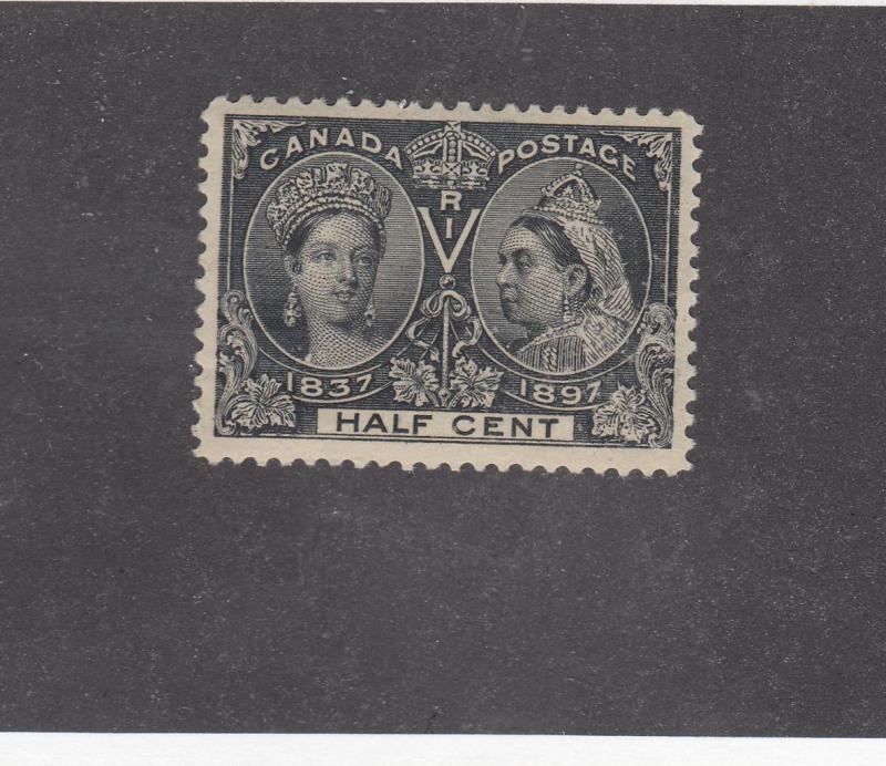 CANADA # 50 VF-MLH ORIGIONAL GUM 1/2ct JUBILEE CAT VALUE $140