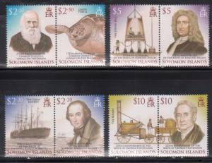 Solomon Islands 1044-47 Famous Innovators Mint NH