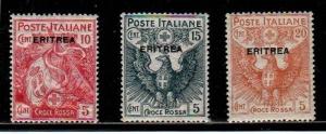 Eritrea Scott B1-3 Mint hinged (Catalog Value $33.25)