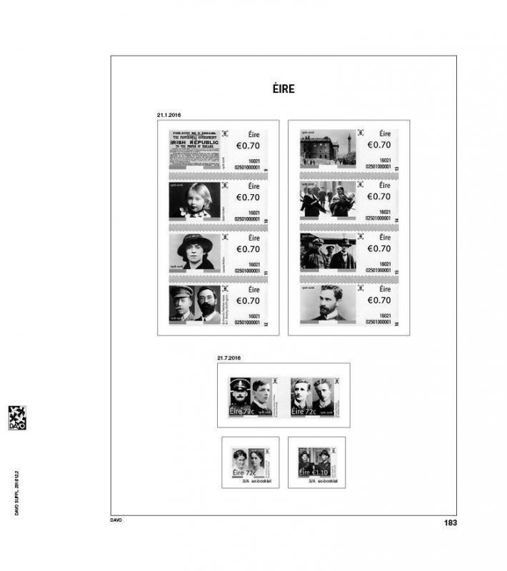 DAVO LUXE Ireland Album  (1922 - 2019), Volumes I - V