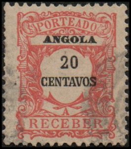Angola J29 - Used - 20c Numeral / Design (1921)