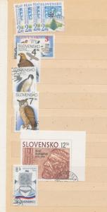 SLOVAKIA Slovensko Birds Wildlife Blocks Used Appx 250 (Au13683