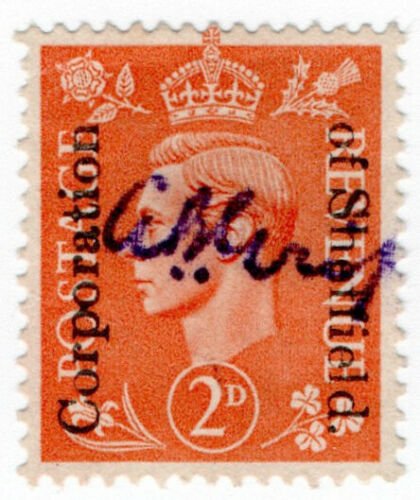 (I.B) George VI Commercial Overprint : Corporation of Sheffield 