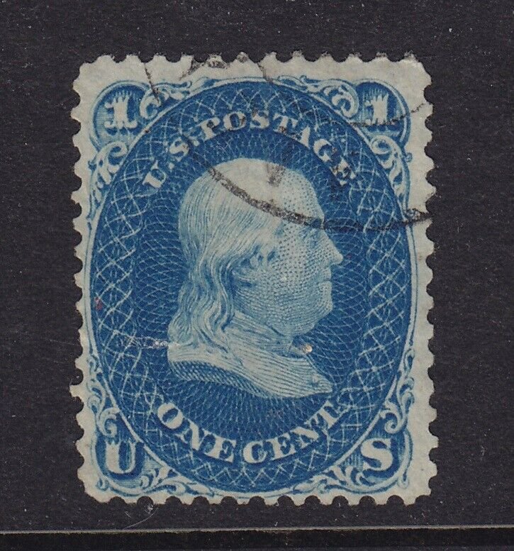 63 F-VF used neat cancel with nice color cv $ 45 ! see pic !