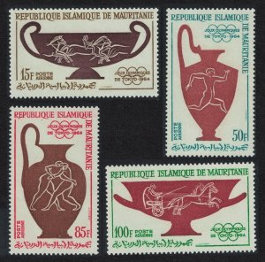 Mauritania Olympic Games Tokyo 4v 1964 MNH SC#C36-C39 SG#193-196 MI#232-235