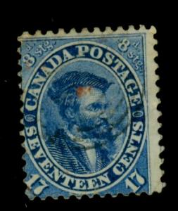 Canada #19 Used Ave-Fine Cat$190