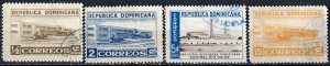 Dominican Rep. 1953: Sc. # 453-456; Used Cpl Set