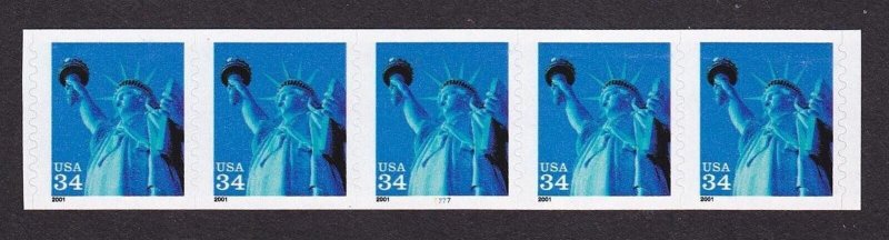 PNC5 34c Statue Liberty SA 7777 US 3477 MNH F-VF | United States, General  Issue Stamp
