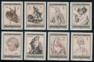 Austria # 846 - 853 MNH