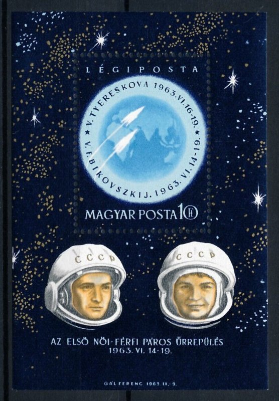 [97162] Hungary 1963 Space travel weltraum Vostok Sheet MNH