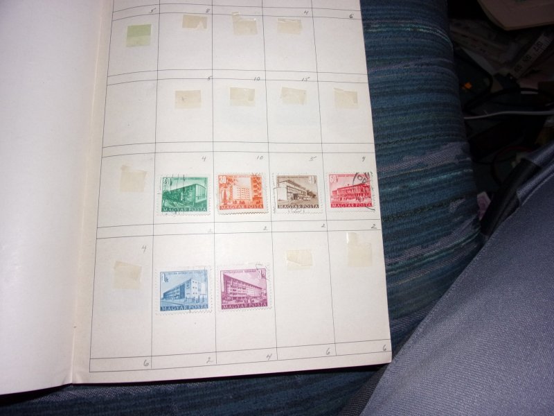 HUNGARY COLLECTION IN APPROVAL BOOK