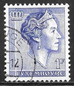 Luxembourg 366: 1f Grand Duchess Charlotte, used, F-VF