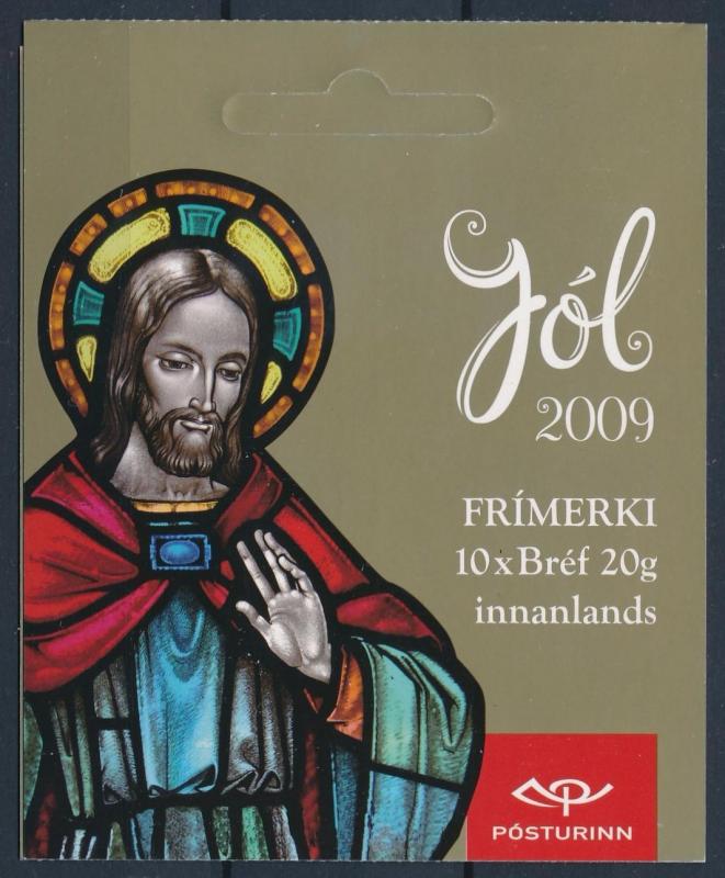 [68523] Iceland 2009 Christmas Self Adhesive Booklet MNH