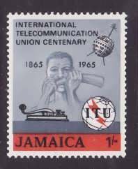Jamaica-Sc#247- id7-unused NH set-ITU-1965-