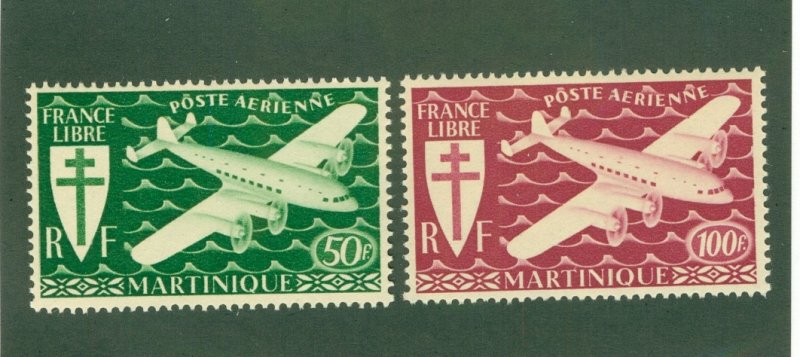 MARTINIQUE C1-2 MNH CV $3.00 BIN $1.50