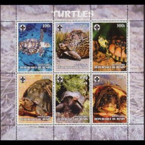 BENIN 2003 - Sheet-Turtles NH