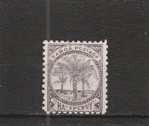 Samoa  Scott#  9d  MH  (1886 Palms)