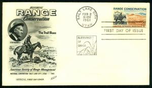#1176 Range Conservation - Fleetwood Cachet   